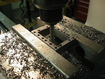  The valve chest approaching the finished size.